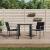 Set mobilier de grădină cu perne, 3 piese, poliratan și oțel GartenMobel Dekor