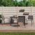 Set mobilier de grădină cu perne, 5 piese, poliratan și oțel GartenMobel Dekor