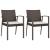 Set mobilier de grădină cu perne, 3 piese, poliratan și oțel GartenMobel Dekor