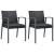 Set mobilier de grădină cu perne, 3 piese, poliratan și oțel GartenMobel Dekor