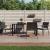 Set mobilier de grădină cu perne, 5 piese, poliratan și oțel GartenMobel Dekor