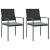 Set mobilier de grădină cu perne, 3 piese, poliratan și oțel GartenMobel Dekor