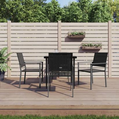 Set mobilier de grădină, 5 piese, poliratan și oțel GartenMobel Dekor