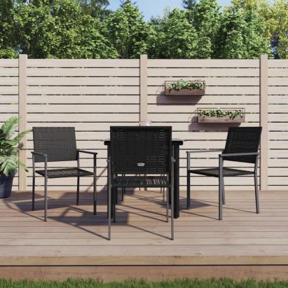 Set mobilier de grădină, 5 piese, poliratan și oțel GartenMobel Dekor