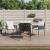 Set mobilier de grădină cu perne, 5 piese, poliratan și oțel GartenMobel Dekor