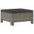 Set mobilier de grădină cu perne, 5 piese, gri, poliratan GartenMobel Dekor