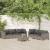 Set mobilier de grădină cu perne, 7 piese, gri, poliratan GartenMobel Dekor