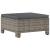 Set mobilier de grădină cu perne, 5 piese, gri, poliratan GartenMobel Dekor