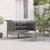 Set mobilier de grădină cu perne, 3 piese, gri, poliratan GartenMobel Dekor