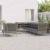Set mobilier de grădină cu perne, 9 piese, gri, poliratan GartenMobel Dekor