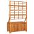 Cutie de depozitare cu spalier, 99x50x160 cm, lemn masiv acacia GartenMobel Dekor