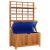 Cutie de depozitare cu spalier, 99x50x160 cm, lemn masiv acacia GartenMobel Dekor