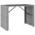Set mobilier bar de grădină cu perne, 7 piese, gri, poliratan GartenMobel Dekor