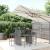 Set mobilier bar de grădină cu perne, 7 piese, gri, poliratan GartenMobel Dekor