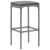 Set mobilier bar de grădină cu perne, 7 piese, gri, poliratan GartenMobel Dekor