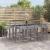 Set mobilier de grădină cu perne, 11 piese, gri, poliratan GartenMobel Dekor