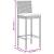 Set mobilier bar de grădină, cu perne, 5 piese, gri, poliratan GartenMobel Dekor