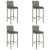 Set mobilier bar de grădină, cu perne, 5 piese, gri, poliratan GartenMobel Dekor