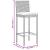 Set mobilier bar de grădină cu perne, 9 piese, negru, poliratan GartenMobel Dekor