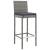 Set mobilier bar de grădină, cu perne, 9 piese, gri, poliratan GartenMobel Dekor