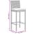Set mobilier bar de grădină, cu perne, 9 piese, gri, poliratan GartenMobel Dekor