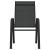 Set mobilier bistro de grădină, 3 piese, negru GartenMobel Dekor