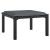 Set mobilier de grădină, 4 piese, negru și gri, poliratan GartenMobel Dekor
