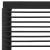Set mobilier de grădină, 7 piese, negru și gri, poliratan GartenMobel Dekor