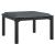 Set mobilier de grădină, 7 piese, negru și gri, poliratan GartenMobel Dekor