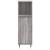 Set dulapuri de baie, 3 piese, gri sonoma, lemn prelucrat GartenMobel Dekor