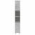 Set dulapuri de baie, 3 piese, gri beton, lemn prelucrat GartenMobel Dekor