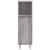 Set dulapuri de baie, 3 piese, gri sonoma, lemn prelucrat GartenMobel Dekor
