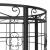 Bancă circulară de copac, negru, Ø137 cm, oțel GartenMobel Dekor