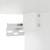 Dulapuri TV montate pe perete, 3 buc., alb, 57x34,5x40 cm GartenMobel Dekor