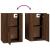 Set dulap TV, 3 piese, stejar maro, lemn prelucrat GartenMobel Dekor