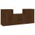 Set dulap TV, 3 piese, stejar maro, lemn prelucrat GartenMobel Dekor