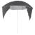 Umbrelă de plajă cu pereți laterali Antracit 215 cm GartenMobel Dekor