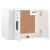 Set dulap TV, 2 piese, alb extralucios, lemn prelucrat GartenMobel Dekor