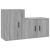 Set dulapuri TV, 2 piese, gri sonoma, lemn prelucrat GartenMobel Dekor