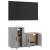 Set dulapuri TV, 2 piese, gri sonoma, lemn prelucrat GartenMobel Dekor