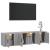 Set dulap TV, 3 piese, gri sonoma, lemn prelucrat GartenMobel Dekor