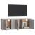 Set dulapuri TV, 2 piese, gri sonoma, lemn prelucrat GartenMobel Dekor