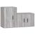 Set dulapuri TV, 2 piese, gri sonoma, lemn prelucrat GartenMobel Dekor
