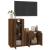 Set dulapuri TV, 2 piese, stejar maro, lemn prelucrat GartenMobel Dekor