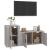 Set dulapuri TV, 2 piese, gri sonoma, lemn prelucrat GartenMobel Dekor