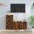 Set dulapuri TV, 2 piese, stejar fumuriu, lemn prelucrat GartenMobel Dekor