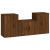 Set dulap TV, 3 piese, stejar maro, lemn prelucrat GartenMobel Dekor