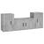 Set dulapuri TV, 3 piese, gri beton, lemn prelucrat GartenMobel Dekor