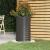 Jardinieră antracit 40x40x68 cm oțel vopsit electrostatic GartenMobel Dekor