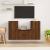 Set dulap TV, 3 piese, stejar maro, lemn prelucrat GartenMobel Dekor